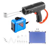 VEVOR Calentador de Inducción para Extracción de Tornillos, 1800 W, Calentador para Extracción de Tornillos Oxidados, Herramientas de Reparación de Talleres de Automóviles con 4 Bobinas, Negro