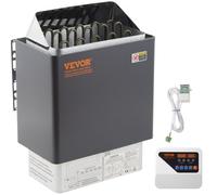 VEVOR Calentador de Sauna 380V-415V 9KW, Controlador Casa Sala de Sauna 380V-415V 9KW, Calentador Eléctrico Sauna Estufa, Estufa para Sauna, Estufa Eléctrica para Sauna a Vapor para Sala 9-13m3