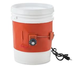 VEVOR Calentador de Tambor 800 W Manta Calefactora de Tambor de 5 galones Ancho 200 mm Termostato Ajustable 30-150 °C Cinturón Calefactor de Tambor de Grasa de Silicona Alta Eficiencia, Naranja