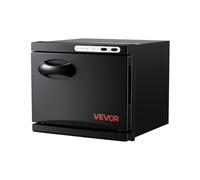 VEVOR Calentador de Toallas 8 L, Esterilizador Secador para 12 Toallas, con Clip y Rejilla, Función de Calentamiento de 360°, Versátil para SPA, Barbería, Manicura, Masajes, Salón de Belleza, Negro