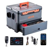 VEVOR Calentador Diésel de 8 kW Portátil, Todo en Uno, con Control por Bluetooth, Mando a Distancia y Pantalla LCD, Depósito de Combustible 5 L para Camiones y Autocaravanas, 425 x 320 x 310 mm