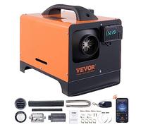 VEVOR Calentador Diésel Portátil Todo en Uno 12V 5kW Calentador de Aire Diésel 0,16-0,52 L/h 8~36°C Ajustable 15-20 m² LCD Bluetooth Mando a Distancia Depósito de 5 L para Autocaravana Sin Instalación