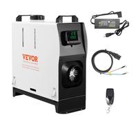 VEVOR Calentador Diésel Todo en Uno 5-8kW Calentador de Aire Diésel con Control Remoto Pantalla LCD Calentamiento Rápido Bajo Consumo de Combustible Portátil para Interior de Caravana Autocaravana