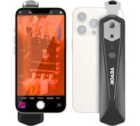 VEVOR Cámara de imagen térmica para Android e IOS, cámara termográfica infrarroja inalámbrica con resolución IR de 256 x 192 con WiFi y cámara visual 25 Hz para teléfono inteligente, -4°F-1022°F, IP54