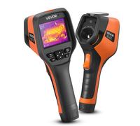 VEVOR Cámara Térmica de Mano con Resolución IR de 384 x 288, Cámara Termográfica Portátil con Cámara Visual de 5 MP, Frecuencia de Actualización de 30 Hz, Rango de Temperatura de -20 °C a 550 °C