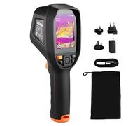 VEVOR Cámara termográfica, superresolución TISR 512 x 384, con cámara visual de 2 MP, resolución IR de 256 x 192, y frecuencia de actualización de 25 Hz, de -20 °C a 550 °C, 4 modos de imagen