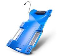VEVOR Camilla Mecánica para Taller Longitud de 102 cm de PE con 6 Ruedas | Carga Máxima de 158,8 kg, Con Luz LED, Reposacabezas Acolchado y Bandejas para Herramientas, Para Reparación de Automóvil