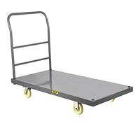 VEVOR Camión de Plataforma Rodante con Ruedas 47,24x24x32,48Pulgadas, Camión de Panel Gris, Carro de Plataforma Acero Q235 y PU, para Garaje, Sótano, Oficina y Almacén con Capacidad de Carga de 907kg