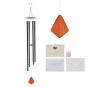 VEVOR Campanas de Viento para Exteriores de 1524 x Ø230 mm, Campanillas de Viento de Tono Profundo con 6 Tubos, Decoración para Exteriores para Patio, Porche, Jardín y Patio Trasero, Color Negro