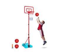 VEVOR Canasta de Baloncesto para Niños de Altura Ajustable, Cancha de Baloncesto Portátil con Base Rellenable, Juego de Baloncesto para Interior y Exterior, Juguetes para Niños de 3 a 8 Años