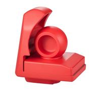 VEVOR Candado para Remolque, Compatible con Acoplamientos de 47,6/50,8/58,7 mm, Candado de Bola Antirrobo con 3 Llaves, Apto para Autocaravanas, Barcos y Remolques, Color Rojo, 93 x 65 x 110 mm