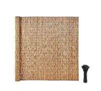 VEVOR Cañizo de Ocultación y Decoración para Jardín, 1,8 x 5 m, Valla Natural, Brezo y Mimbre de Cerramiento, Paquete de 1 Pieza con Kit de Bridas de Plástico, Privacidad para Terraza Patio Balcón