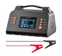 VEVOR Cargador Batería Coche 30A 6V 12V 24V para Litio LiFePO4 Plomo-ácido | Compatible con Automóviles, Vehículos Recreativos Pesados, Camiones y Barcos, con Pantalla LCD, 4 Modos, Carga en 7 Etapas