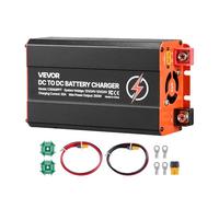 VEVOR Cargador de Batería CC a CC con MPPT, 350 W, Cargador de Batería Integrado de 30 A, Entrada Dual para Panel Solar/Alternador, para Baterías de Plomo-ácido LiFePO4, 12 V/24 V - 12 V/24 V