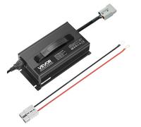 VEVOR Cargador de Batería de Litio 36 V 18 A LiFePO4 CA-CC 43,8 V con Conector Anderson, Indicador LED, Activación a 0 V para Baterías Recargables de Ciclo Profundo de Litio LiFePO4 de Autocaravanas