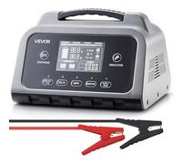 VEVOR Cargador de Batería Inteligente 30 A para Baterías de Plomo-ácido y LiFePO4, 6 V, 12 V, 24 V, con Pantalla LCD, Mantenedor de Carga Lenta y Desulfatador, para Coche, Motocicleta, Cortacésped