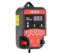 VEVOR Cargador para Cercas Eléctricas de 3 J con Indicador LED, Alcance de 3 km, Potente Cargador Enchufable para Cercas, Previene la Intrusión de Animales Salvajes en Ganado y Aves de Corral