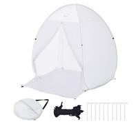 VEVOR Carpa de Pintura Portátil 152x152x178 cm Cabina de Pintura en Aerosol Emergente Portátil con Piso Incorporado Ventana de Escape Tienda de Pintura para Muebles Bricolaje de Estación de Pintura