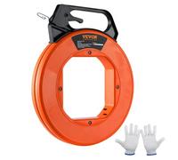 VEVOR Carrete de Cinta para Peces Longitud de 3,2 m Diámetro de 3 mm Extractor de Alambre de Acero Cinta de Pescar con Carcasa y Mango Herramientas de Pesca de Alambre Flexible con Caja de Plástico