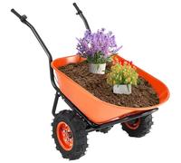 VEVOR Carro Eléctrico de 2 Ruedas Volquete Motorizado de Jardín Carga de 260 kg