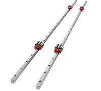 Vevor Carril Guía Lineal 15-1500mm Bloque De Cojinete De Carro Tipo Cuadrado