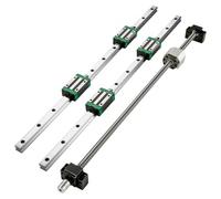 VEVOR Carril Guía Lineal HGR20-1500mm Recorrido Carril de Deslizamiento Lineal Guías Lineales HGR20-1500mm para Kit CNC Adecuado para Equipos Automáticos, Equipos de Medición de Precisión