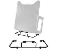 VEVOR Carrito de Almacenamiento con Techo Rígido movible Resistente con 3 Orificios Ajustables y Acolchado Suave y Grueso con Revestimiento en Polvo Compatible con Jeep Wrangler TJ, JK