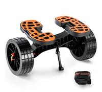 VEVOR Carrito de Kayak de Alta Resistencia Carga de 145 kg Carro de Transporte desmontable para Canoas con Ruedas de 25,4 cm Pie de Apoyo Antideslizante y Correa de Amarre para Kayaks Canoas Botes
