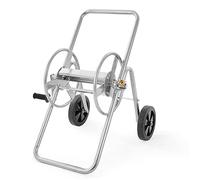 VEVOR Carro Carrete Manguera, Manguera Agua 5/8" Capacidad 53m (Manguera No Incluida), Herramientas Móviles con Ruedas, Plantación Exterior Acero Recubierto en Polvo para Jardín, Patio, Césped
