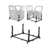 VEVOR Carro de almacenamiento para 4 puertas Jeep Wrangler JK JL/Gladiator JT 2007-2023 JK JL/Gladiator JT 2007-2023 JK JL/Gladiator JT Negro