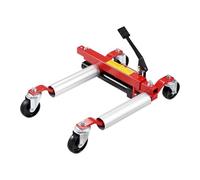 VEVOR Carro de Manipulación de Automóviles Carga de 680 kg 1 Pieza Carro Hidráulico para Desplazamiento de Automóviles Ruedas Giratorias para Posicionamiento de Vehículos, Camiones, Remolques