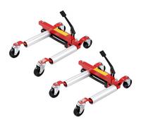 VEVOR Carro de Manipulación de Automóviles Carga de 680 kg 2 Piezas Carro Hidráulico para Desplazamiento de Automóviles Ruedas Giratorias para Posicionamiento de Vehículos, Camiones, Remolques