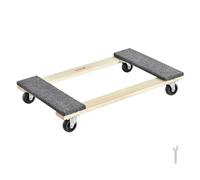VEVOR Carro móvil Capacidad de carga 454 kg Mueve muebles de madera dura 762x457,2x130 mm con 4 ruedas giratorias de PP de alta resistencia Transportador de manipulación portátil para muebles pesados