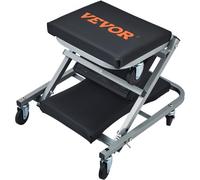 VEVOR Carro Taburete Transformable para Mantenimiento de Garaje Taller de Reparación para Automóviles Vehículos 6 Ruedas Giratorias Capacidad de Carga 136 Kg, Taburete Reclinable Carro Plegable