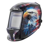 VEVOR Casco de Soldadura con Oscurecimiento Automático Solar, 100 x 80 mm, con 4 Sensores Arco, Tono DIN 4/5-9/9-13, para Soldadura TIG MIG ARC, Esmerilado, Corte, para Proteger la Cara y Ojos