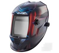 VEVOR Casco de Soldadura con Oscurecimiento Automático Solar, Pantalla a Color Real de 100 x 80 mm, con 4 Sensores de Arco, Tono DIN 4/5-9/9-13, para Soldadura TIG, MIG y Arco, Estilo Ciberpunk