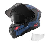 VEVOR Casco Modular de Moto Talla M, Casco de Motocicleta Modular con Visera Doble, Carcasa de ABS, Ligero y Cómodo para Adultos, para Motocross y Motociclismo Urbano, Homologado por DOT y ECE