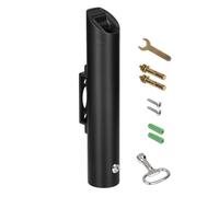 VEVOR Cenicero Cilíndrico Montado en la Pared 120x89x487 mm para Exterior, Negro