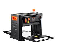 VEVOR Cepilladora de Sobremesa 2 Velocidades Cepilladora Eléctrica 33 cm Regruesadora Cepilladora 3 Cuchillas Motor Potente de 15 Amperios y 2000 W Bajo Nivel de Ruido para Madera Dura y Blanda