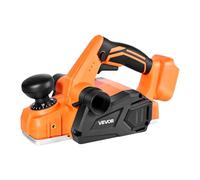 VEVOR Cepilladora Inalámbrica, Ancho de Corte de 82 mm, 15 000 RPM, Cepilladora Eléctrica para Madera con Motor sin Escobillas, Profundidad de Corte Ajustable para Carpintería, 290 x 170 x 175 mm