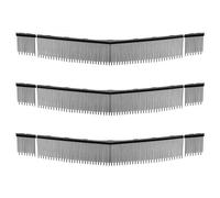 VEVOR Cepillo de Recambio para Máquina Barredora de Césped 76,2 cm, Paquete de 3 Piezas, Cepillo de Repuesto Compatible con Peinadora de VEVOR, para Limpiar Hierbas Hojas en Jardín Acera Parque Patio