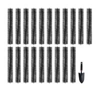 VEVOR Cepillo para Canalones 60 Piezas Longitud Total de 18,3 m Diámetro de 133,4 mm Protector de Hojas Cepillo de Limpieza para Canalones de 15,2 cm Elimina Fácilmente Hojas y Escombros del Techo