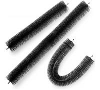 VEVOR Cepillo para Canalones 10 Piezas Longitud Total de 18,3 m Diámetro de 110 mm Protector de Hojas Cepillo de Limpieza para Canalones de 12,7 cm Elimina Fácilmente Hojas y Escombros del Techo