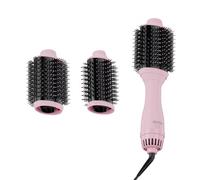 VEVOR Cepillo Secador de Pelo de Aire Caliente Iónico con Titanio Galvanizado, Cabezal con Revestimiento de Cerámica de 65 y 75 mm, Moldeador y Voluminizador Cabello 4 en 1 para Rizar, Secar y Alisar