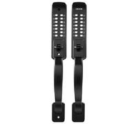 VEVOR Cerradura de Código Mecánica de Doble Cara con Teclado, 4 a 7 Dígitos sin Llave, Aleación de Aluminio con Manija Larga Husillos Bloqueo Automático para Puerta 35 a 65 mm, Garaje Exterior Entrada