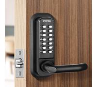 VEVOR Cerradura de Puerta Mecánica Cerradura de Código de Teclado de 14 Teclas