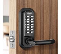 VEVOR Cerradura de Puerta Mecánica Cerradura de Puerta Codificada 14 Dígitos