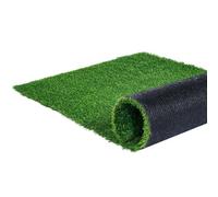 VEVOR Césped Artificial 122x183 cm Felpudo Falso de 35 mm Decoración de Césped para Patio Fácil de Limpiar con Orificios de Drenaje para Alfombras Multiusos para Entrada del Hogar Exterior Interior