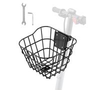 VEVOR Cesta Delantera para Bicicleta 245x215x180 mm Soporte Fijo Carga de 9 kg