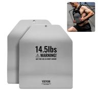 VEVOR Chaleco con Pesas Curvas a Entrenamiento Fuerza 309 x 248 x 12±10 mm Gris